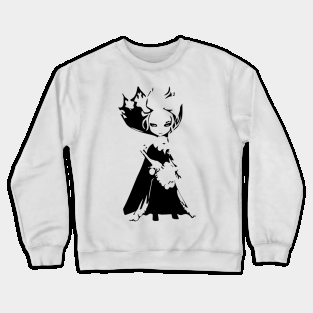 Rakshasa (night stalker) minimal silhouette white Crewneck Sweatshirt